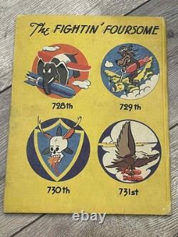 RARE WW2 WWII USAAF US Army Air Force 452nd Bombardment Group Book with SIGNATURES