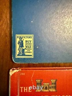 RARE WWII Army Air Forces Military Militaria Books Manuals Set 1943 Rand McNally