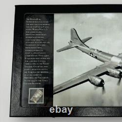 RARE! WWII B-29 Superfortress Aircraft Fragment Pacific Army Air Force Display