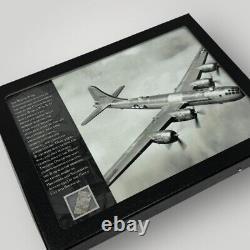 RARE! WWII B-29 Superfortress Aircraft Fragment Pacific Army Air Force Display