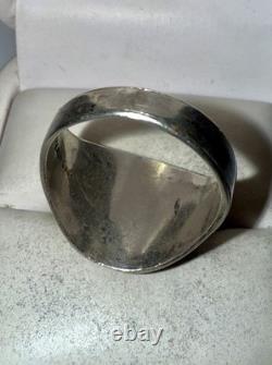 RARE WWII Solid Sterling Silver Gold-Tone U. S. Army Air Corps Ring Size 9.5