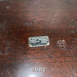 RARE WWII US Army Air Forces USAAF A-10 Aircraft Wood Box Sextant Fairchild Corp