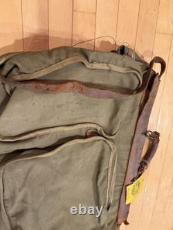RARE WWII U. S. Army Air Forces Flight Bag Garment Bag Suitcase Clothing Canvas