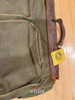 RARE WWII U. S. Army Air Forces Flight Bag Garment Bag Suitcase Clothing Canvas