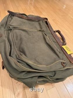 RARE WWII U. S. Army Air Forces Flight Bag Garment Bag Suitcase Clothing Canvas