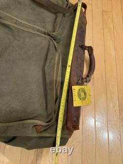 RARE WWII U. S. Army Air Forces Flight Bag Garment Bag Suitcase Clothing Canvas