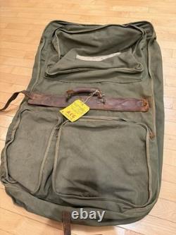 RARE WWII U. S. Army Air Forces Flight Bag Garment Bag Suitcase Clothing Canvas