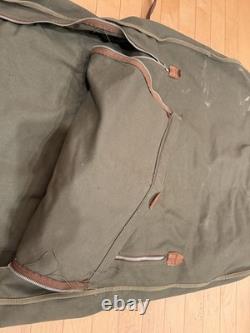 RARE WWII U. S. Army Air Forces Flight Bag Garment Bag Suitcase Clothing Canvas