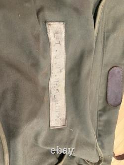RARE WWII U. S. Army Air Forces Flight Bag Garment Bag Suitcase Clothing Canvas