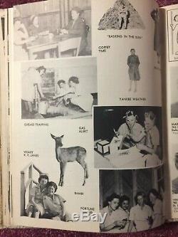 Rare 1944 WW2 WWII AAF WAC Detachment Yearbook Eagle Pass Army Air Field Texas