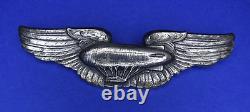 Rare Authentic WW2 U. S. Army Air Corps/Force Airship Pilot Wings Sterling Silver