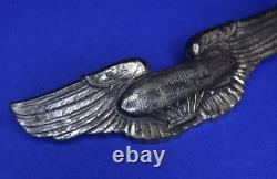 Rare Authentic WW2 U. S. Army Air Corps/Force Airship Pilot Wings Sterling Silver