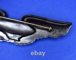 Rare Authentic WW2 U. S. Army Air Corps/Force Airship Pilot Wings Sterling Silver