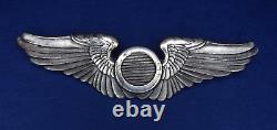 Rare Authentic WWII GEMSCO STERLING Observer Wing U. S. Army Air Forces AAC AAF