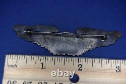 Rare Authentic WWII GEMSCO STERLING Observer Wing U. S. Army Air Forces AAC AAF