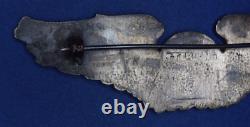 Rare Authentic WWII GEMSCO STERLING Observer Wing U. S. Army Air Forces AAC AAF