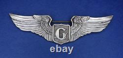 Rare Authentic WWII Juarez STERLING G Glider Pilot Wing U. S. Army Air Forces