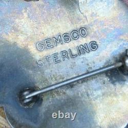 Rare GEMSCO made WWII U. S. Army Air Corps / Force Technician Badge STERLING