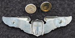 Rare Original WWII US Army Air Corps 3 Full Size Sterling CB Liaison Pilot Wing