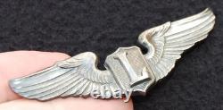 Rare Original WWII US Army Air Corps 3 Full Size Sterling CB Liaison Pilot Wing