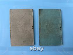 Rare Pair of ID'd WWI WWII Army Air Forces Outline of Courses Books Pilot School
