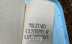 Rare Pair of ID'd WWI WWII Army Air Forces Outline of Courses Books Pilot School