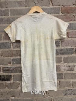 Rare Vintage 1940s 1950s US Army Air Force WWII military t shirt Flock Print