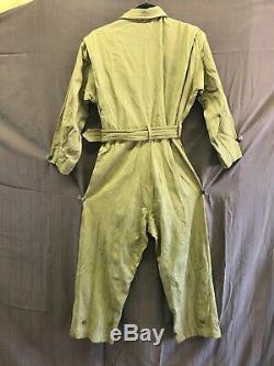 Rare Vintage WW2 Army Air Corp Summer Flying Suit AN 6550 38 Medium