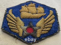 Rare Vintage Wwii Era 6th Aaf Army Air Force Wire Bullion Embroidered Patch