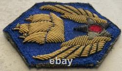 Rare Vintage Wwii Era 6th Aaf Army Air Force Wire Bullion Embroidered Patch