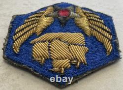 Rare Vintage Wwii Era 6th Aaf Army Air Force Wire Bullion Embroidered Patch