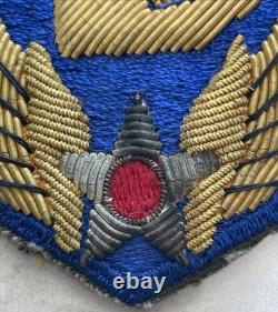 Rare Vintage Wwii Era 6th Aaf Army Air Force Wire Bullion Embroidered Patch
