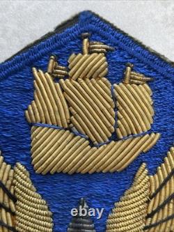 Rare Vintage Wwii Era 6th Aaf Army Air Force Wire Bullion Embroidered Patch