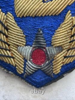 Rare Vintage Wwii Era 6th Aaf Army Air Force Wire Bullion Embroidered Patch
