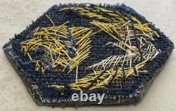 Rare Vintage Wwii Era 6th Aaf Army Air Force Wire Bullion Embroidered Patch