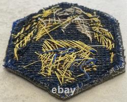 Rare Vintage Wwii Era 6th Aaf Army Air Force Wire Bullion Embroidered Patch