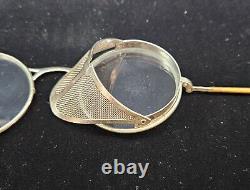 Rare WW2 Army Air Force Welsh Manufacturing Folding Goggles withCase Collectible