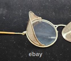 Rare WW2 Army Air Force Welsh Manufacturing Folding Goggles withCase Collectible