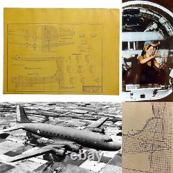 Rare WWII 1944 U. S. Army Air Corps Douglas C-54 Skymaster Blueprint WW2 Relic