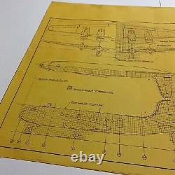 Rare WWII 1944 U. S. Army Air Corps Douglas C-54 Skymaster Blueprint WW2 Relic