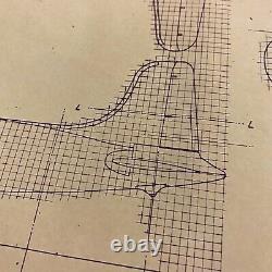 Rare WWII 1944 U. S. Army Air Corps Douglas C-54 Skymaster Blueprint WW2 Relic