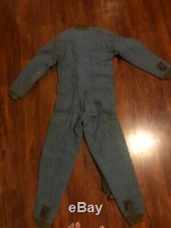 Rare WWII F-1 Blue Bunny Heated Flight Suit Pilot Suit AAF Army Air Corps