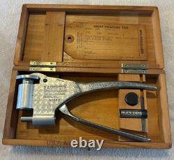 Rare WWII RA Webster Hardness Tester Army Air Force USAAF Aircraft Sheet Metal