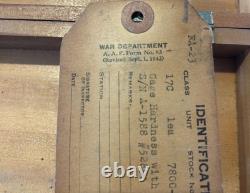 Rare WWII RA Webster Hardness Tester Army Air Force USAAF Aircraft Sheet Metal