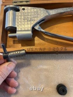 Rare WWII RA Webster Hardness Tester Army Air Force USAAF Aircraft Sheet Metal