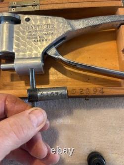 Rare WWII RA Webster Hardness Tester Army Air Force USAAF Aircraft Sheet Metal