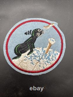 Rare WWII USAAF Squadron Army Airfield Nome Alaska Jacket Patch Air Force USAAF