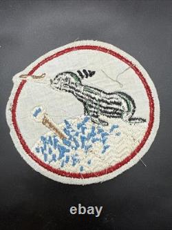 Rare WWII USAAF Squadron Army Airfield Nome Alaska Jacket Patch Air Force USAAF