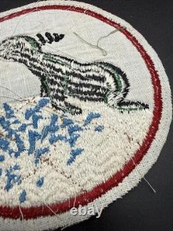 Rare WWII USAAF Squadron Army Airfield Nome Alaska Jacket Patch Air Force USAAF