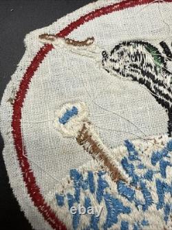 Rare WWII USAAF Squadron Army Airfield Nome Alaska Jacket Patch Air Force USAAF